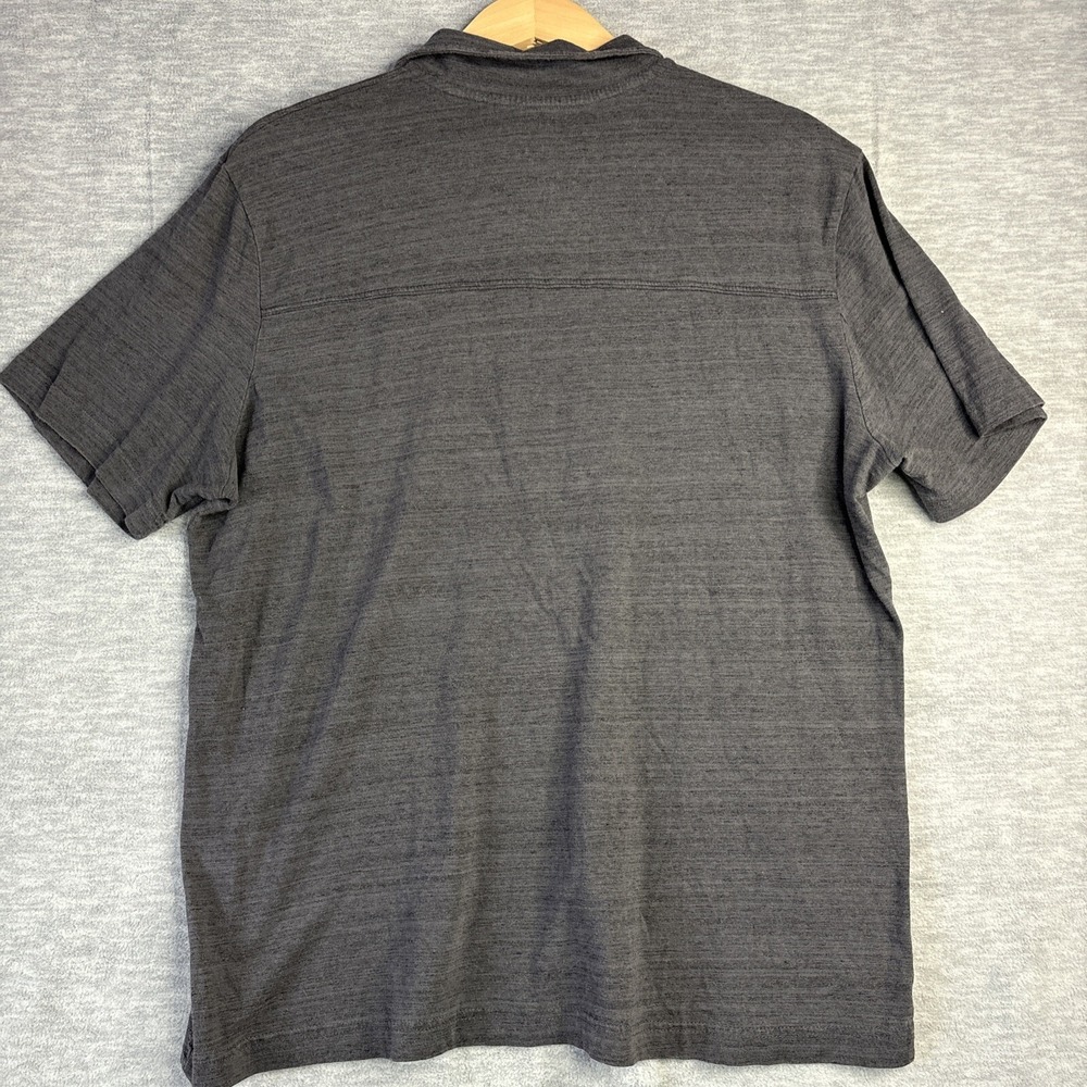 Hurley x Buckle Polo Shirt XL Cotton-Poly Heathered Gray Skate Surf Retro Preppy - Picture 11 of 13